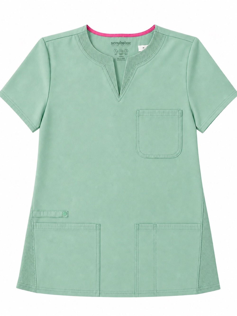 Scrubstar Mint Green Short Sleeve Scrub Top -NWT